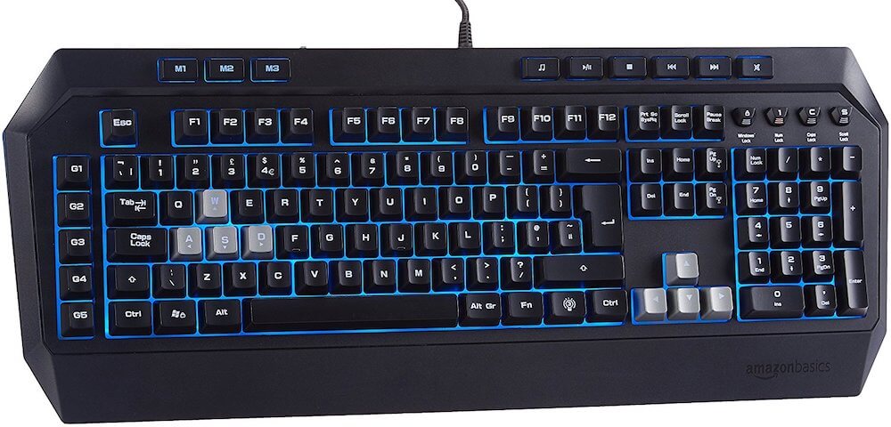 Amazon Basics Gaming Tastatur Test