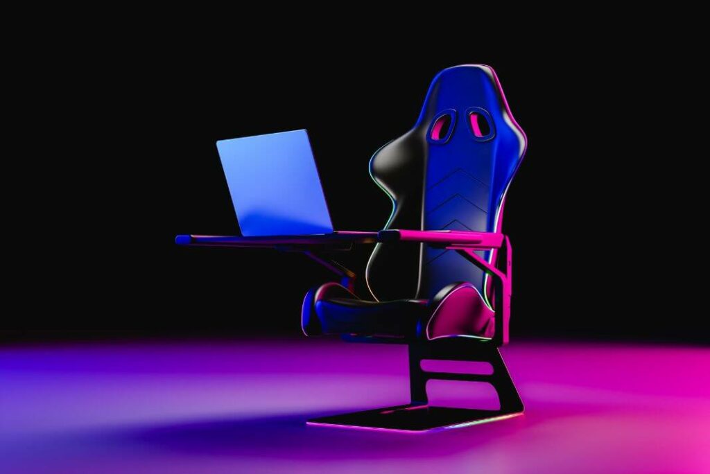 Gaming Stuhl mit RGB